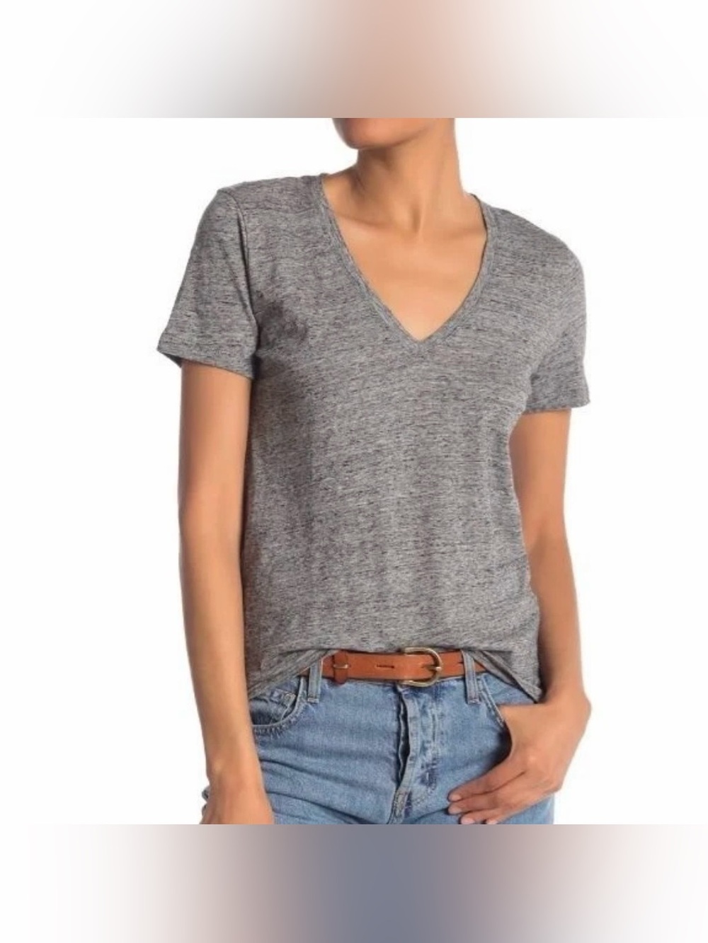 The Basic V-Neck Tee - Picture 4 of 5